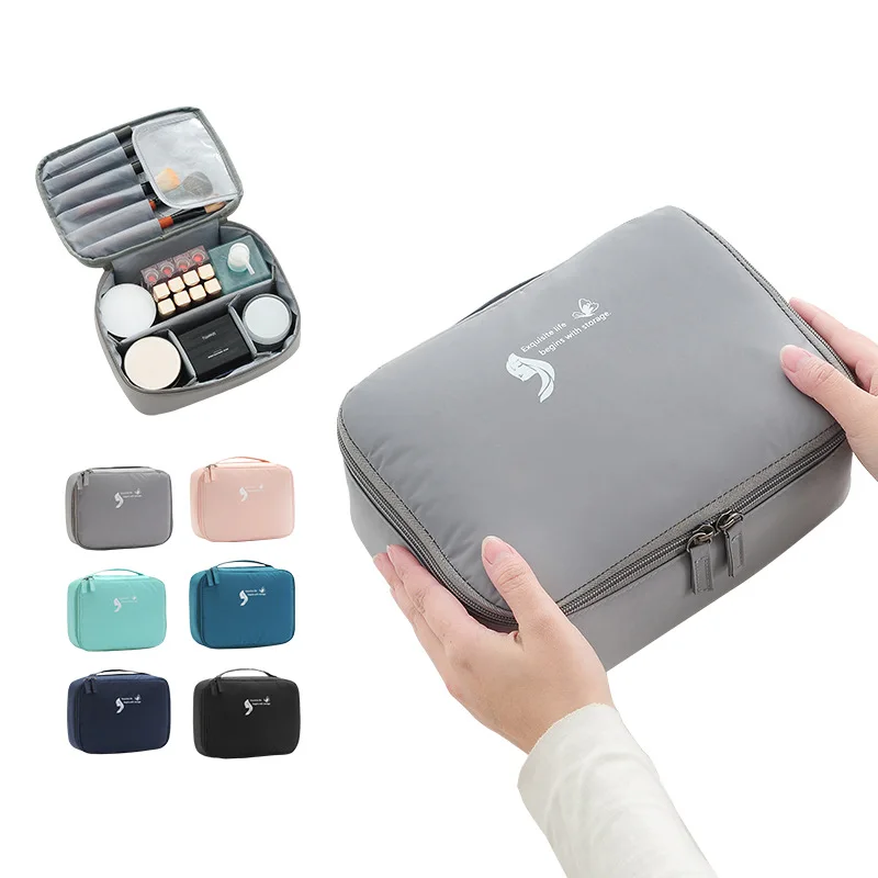 

Candy Color Large-capacity Makeup Bag Multi-function Portable Toiletry Bag Cosmetic Travel Storage Bag Cosmetic Bag Wholesale