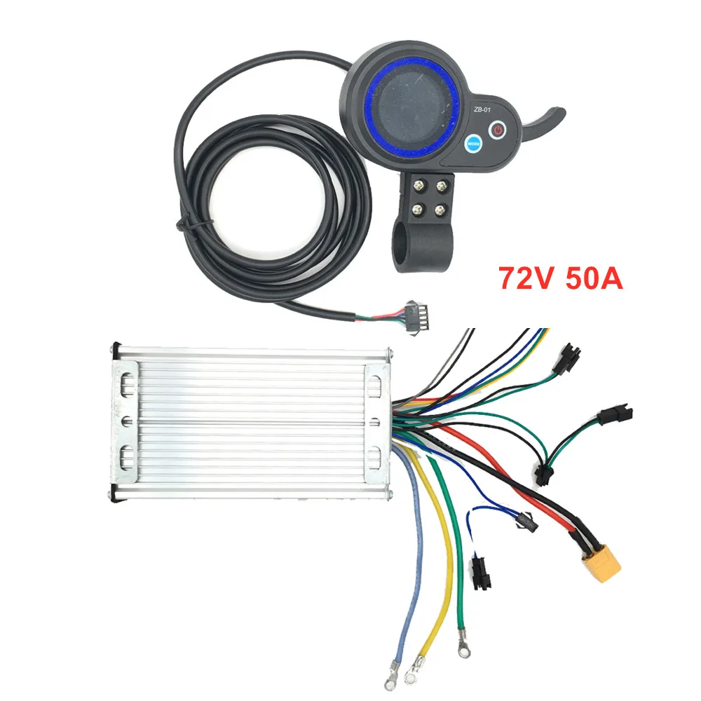 ZB 72V 50A Controller for SK3 72V Dual Motor 7000W electric scooter upgraded Zhaobang main PCB e scooter mother board