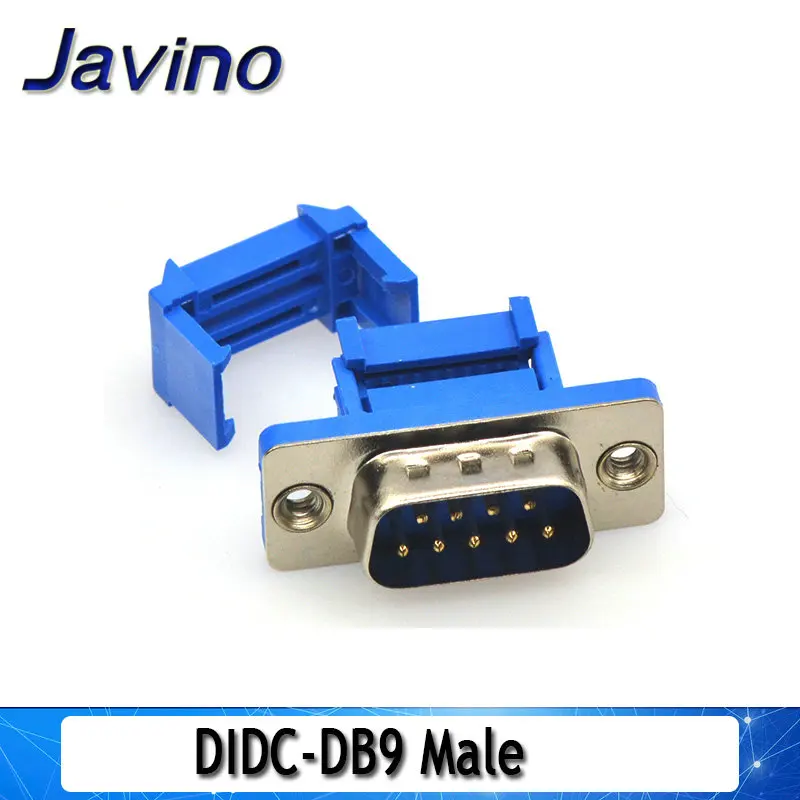 DIDC-DB9 Male 2 шт. D-SUB DIDC 9 15 25 37Pin DB9 DB15 DB25 Мужской Женский головная линия прессования типа разъем D SUB DIDC-9P 15P 25P разъем - Цвет: DIDC-DB9 Male