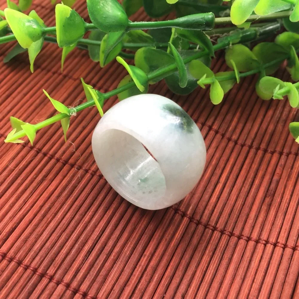 Природный yu A Грузовой плавающий синий цветок кольцо|Кольца| |