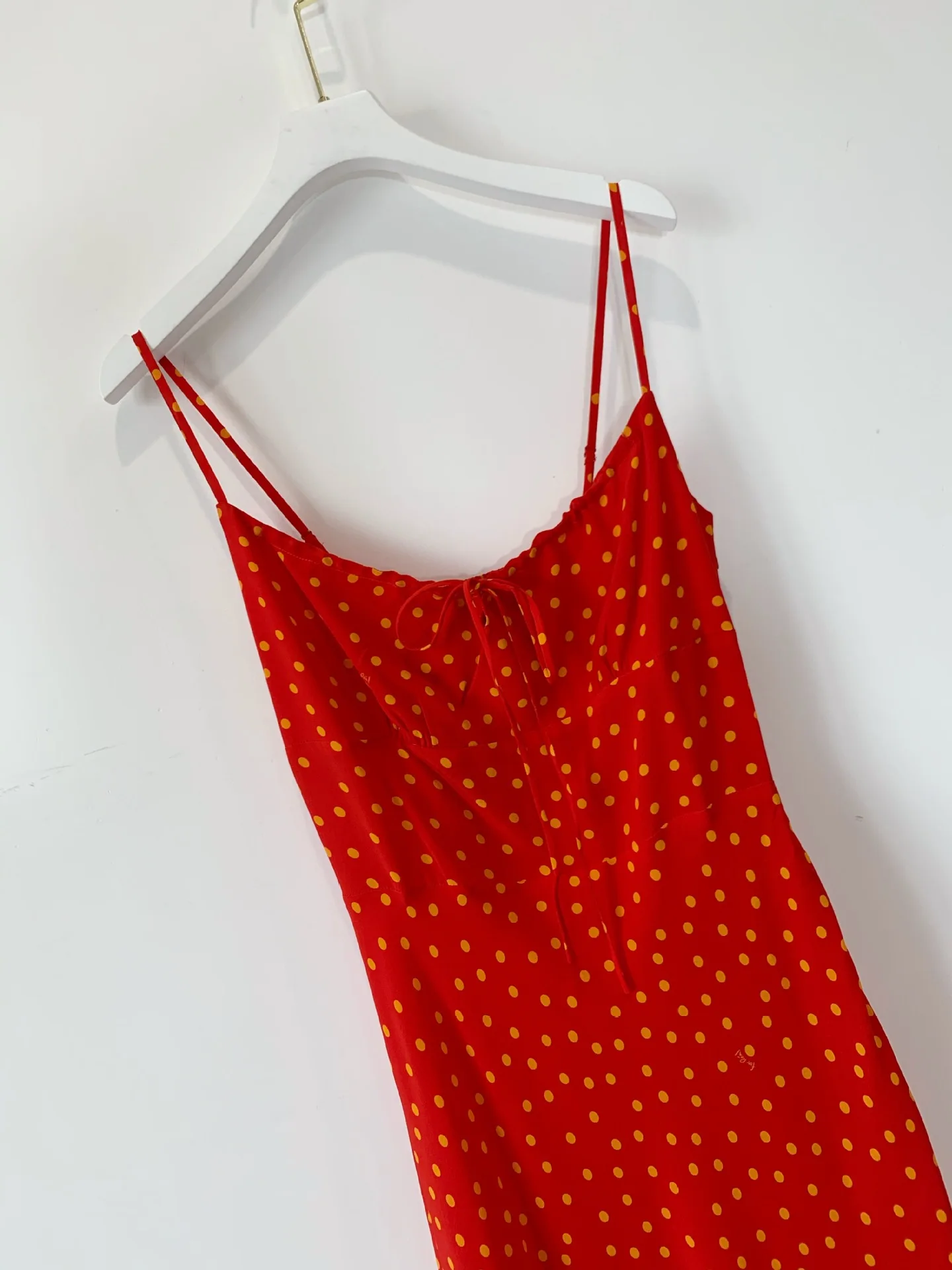 

Women's Spaghetti Strap Mid-calf Dress Vintage Printing Sleeveless Off-shoulder Sexy Female Robes