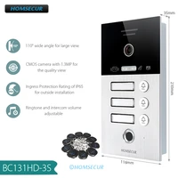 homsecur 110%c2%b0 bc131hd 3s outdoor unit for hdk video door phone intercom system only works with hdk series indoor monitor