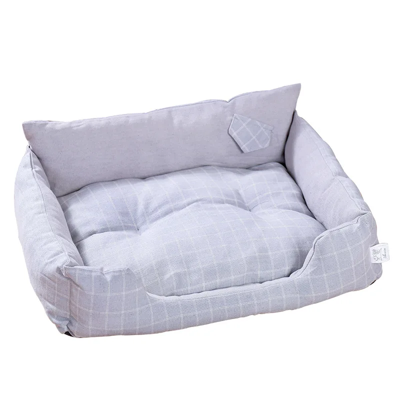 Кровать для собак Удобная зимняя теплая зимняя кровать для кошек cama para cachorro собачьи кровати для маленьких собак - Цвет: 1