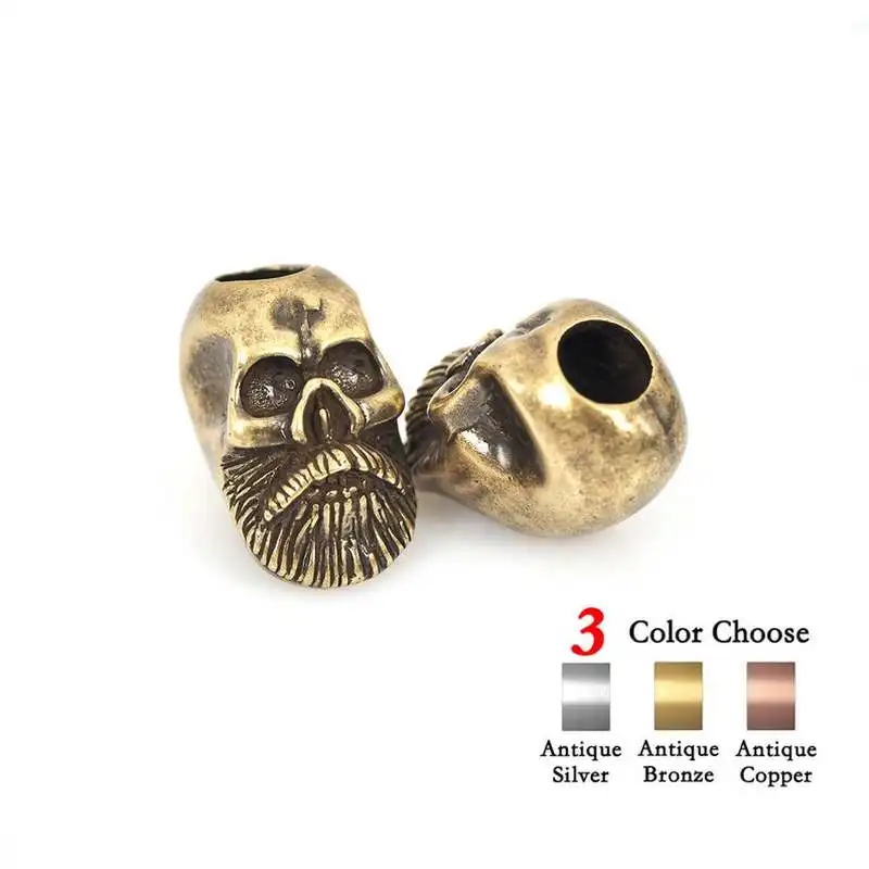 Подвеска из Паракорда в виде черепа Викинга для браслета 12x24 мм 1 шт.|Ювелирная