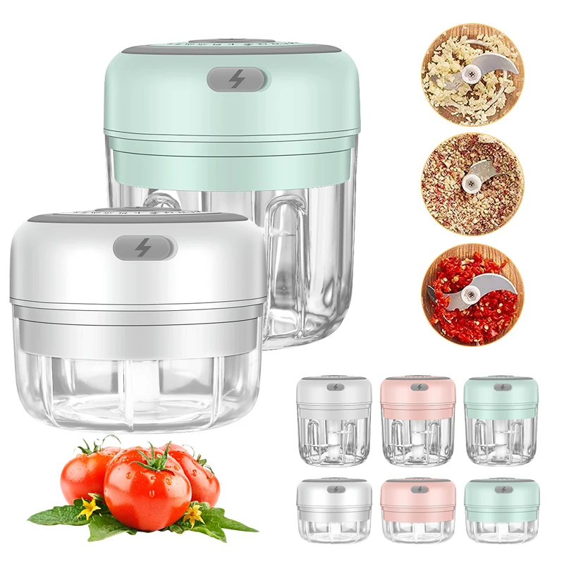 

Multifunction Garlic Press Crusher Electric Sturdy Durable Garlic Masher Kitchen Cooking Ginger Squeezer Masher Mincer Tools