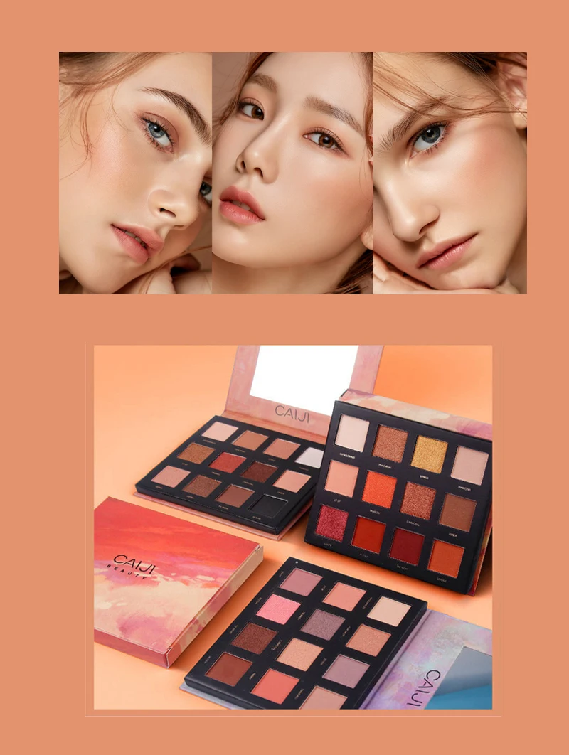 Студенческая пустыня 12 цветов Тени для век Звездная река анти пот тени Палитра| |