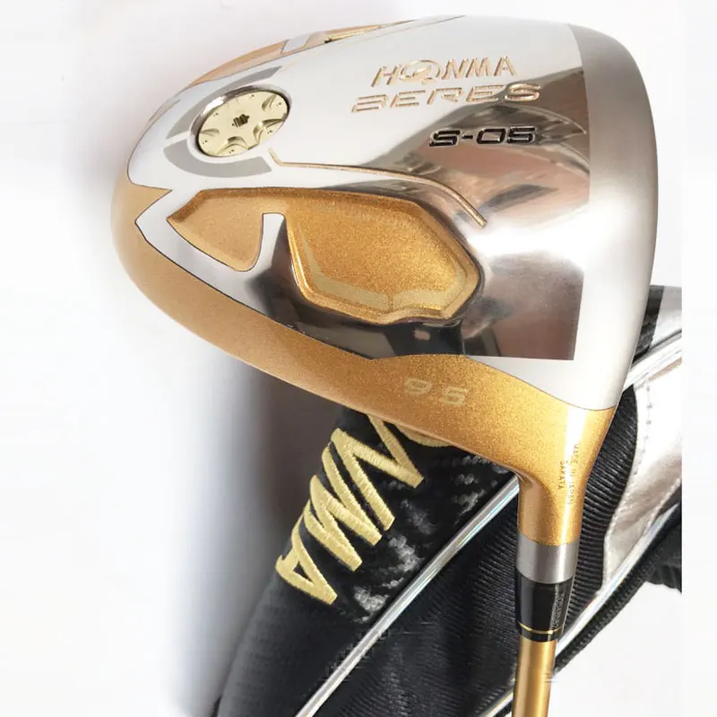 Гольф-клуб HONMA S-05 4 Гольф Полный Клуб Драйвер+ Фарватер Дерево+ утюги+ клюшки+ сумка графитовый Вал
