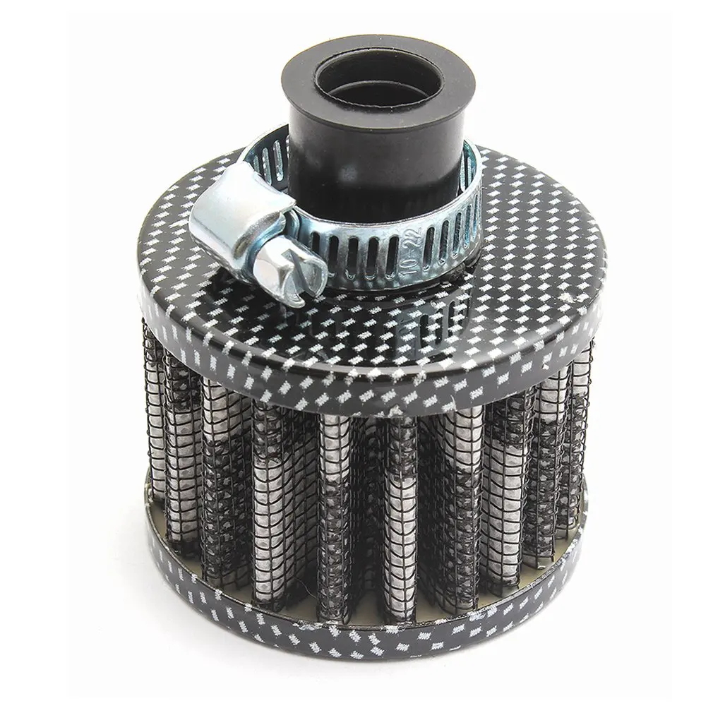 

12mm Mini Cold Air Intake Filter Turbo Vent Crankcase Car Breather Valve Cover Air Filter Update Accessories