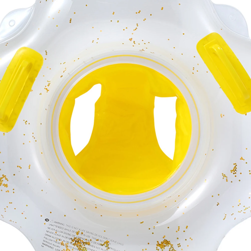 

1Pcs Double Handle Inflatable Swimming Ring Baby Kids Pool Float Seat Boat Tube Ring Water Swim Circle for Swimming