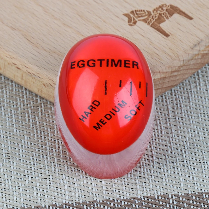 Kitchen Accessories Resin Eggs Timer Heat Sensitive Color Changing Control Soft Hard Boiled Bar Supplies Egg Tools | Дом и сад