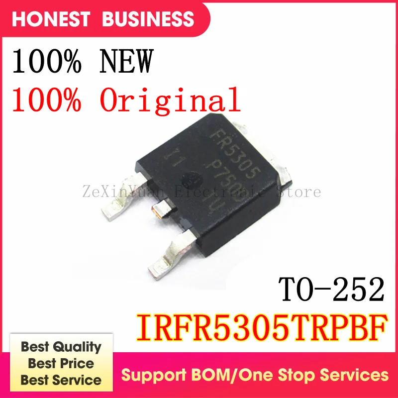 

10PCS/lot IRFR5305TRPBF TO252 IRFR5305 TO-252 FR5305 In Stock