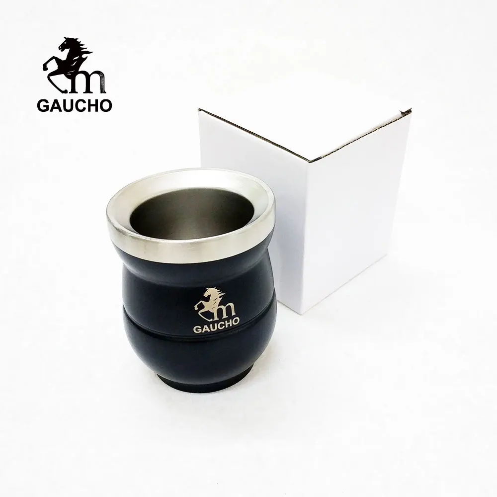 1 шт./лот Gaucho Yerba Mate Gourds нержавеющие чашки Calabash теплоизолированные малый объем 150