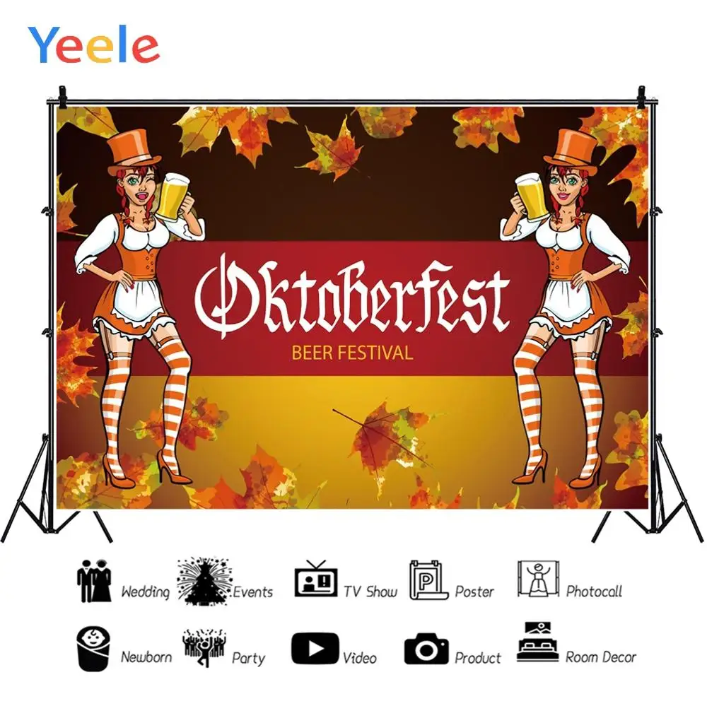 Yeele карнавал пиво Октоберфест официант портрет вечерние украшения