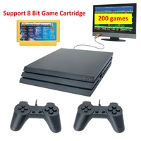 retro game console 8 bit gs4 pro built in 200 games av output support cartridge tv video game console