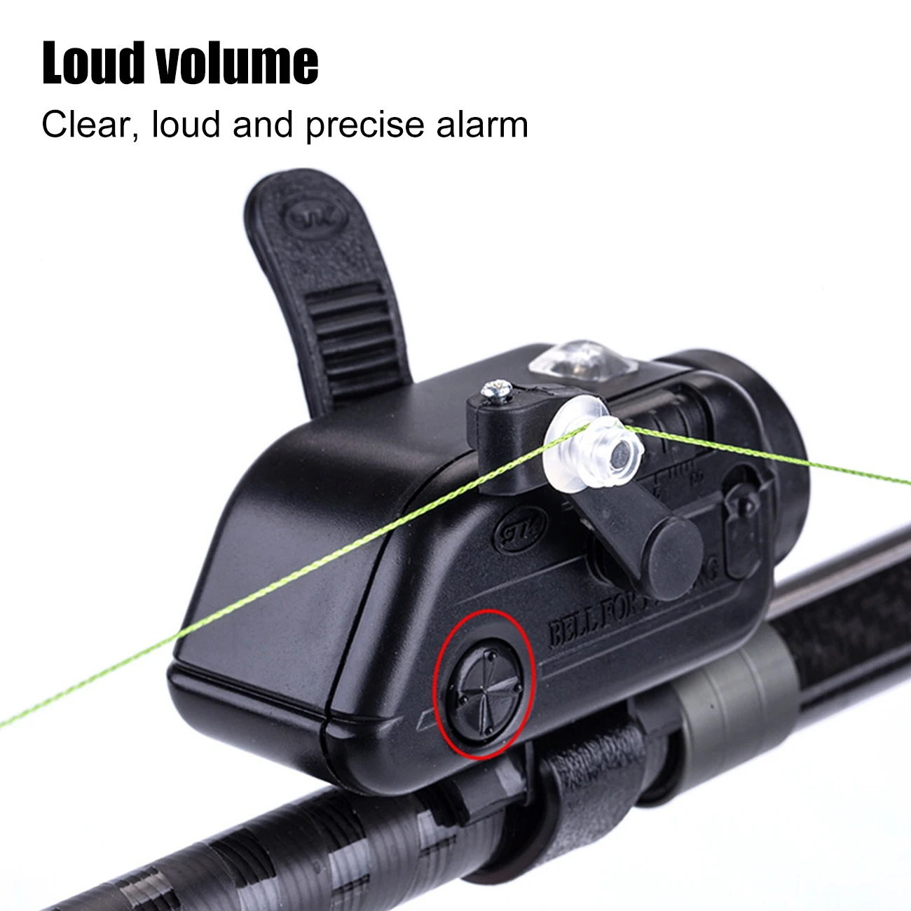 Электронная сигнализация поклевки рыбы со звуком водонепроницаемый