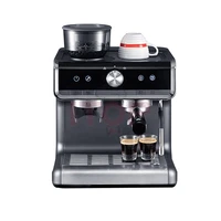 office espresso coffee maker and grinder semi automatic 15bar cappuccino coffe machine commercial latte maker