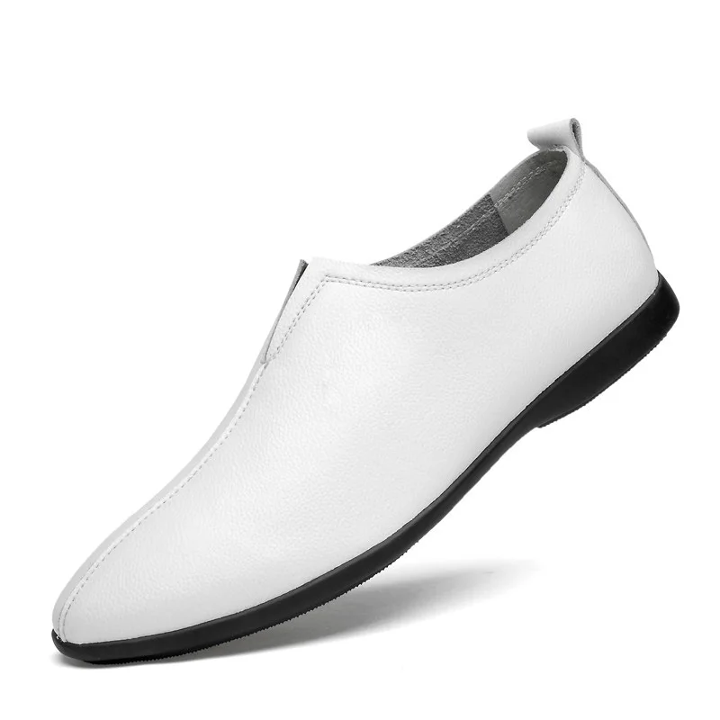 Мужская повседневная обувь Роскошная брендовая модная из натуральной кожи