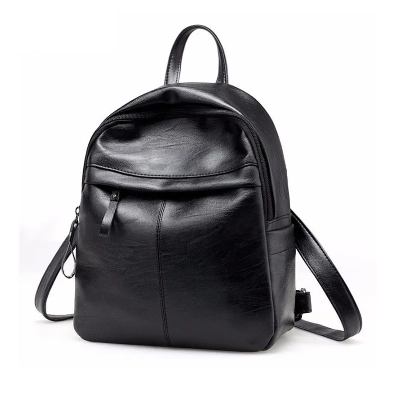 

Fashion Women Backpack School Backpacks Pu Leather Women's Backpack Zipper School Bag Women Large Capacity Female's Travel Bag