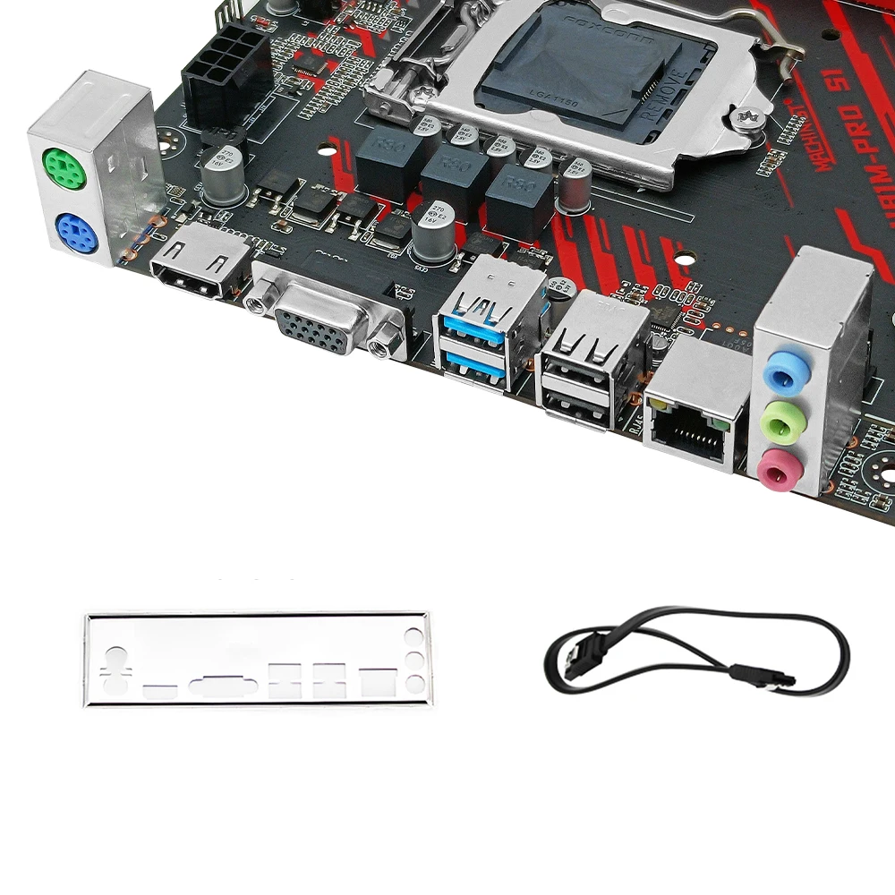 MACHINIST H81 Motherboard LGA 1150 Support Xeon E3 V3 v4 CPU Core i3 i5 i7 Processor DDR3 RAM HDMI SATA M.2 3.0  H81M-PRO S1 images - 6