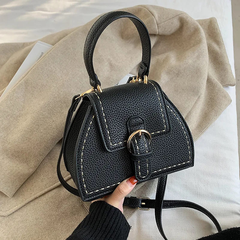 

Luxury all-match ladies handbags 2021 autumn and winter new fashion high-quality messenger bag brand niche design PU handbag