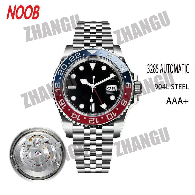 

Watch Men's AAA Mechanical Watch Noob A3285 Ceramic Noob A3285 904L Stainless Steel Jubilee Bracelet 1:1 Top Edition