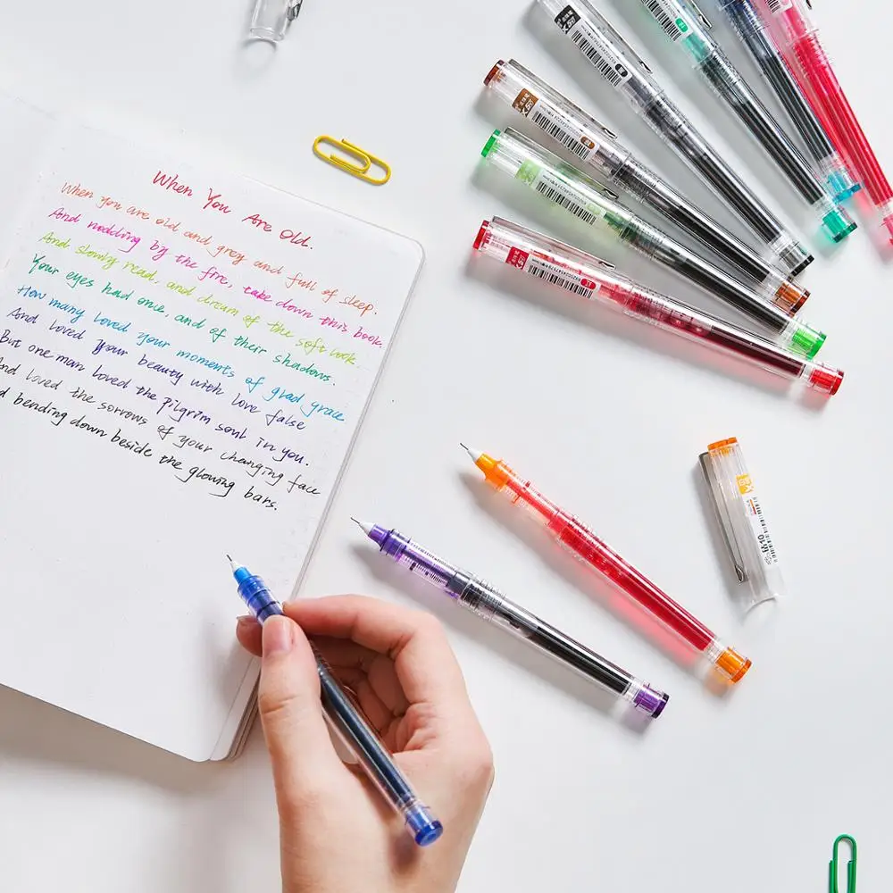 

1 шт., прозрачная ручка с чернилами, 0,5 мм