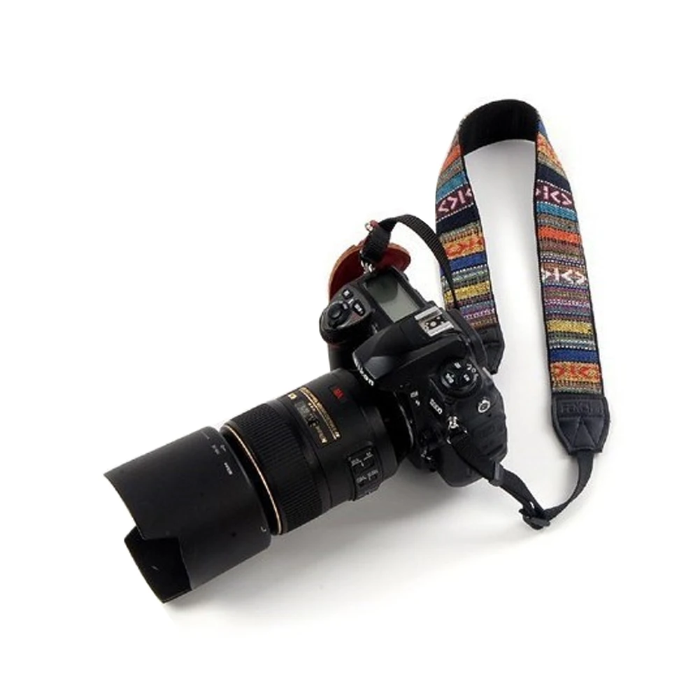 Замена переноски этнический стиль регулируемый для DSLR подарок изысканный мягкий