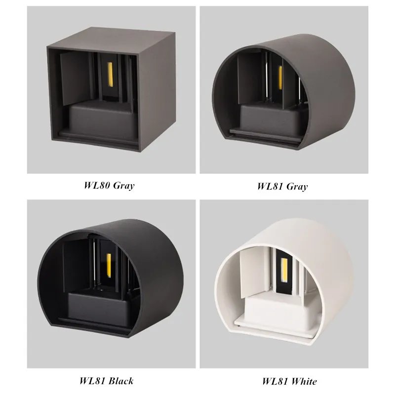 

Светодиодный настенный светильник с датчиком движения, водонепроницаемый уличный и внутренний настенный светильник для сада, 6 Вт, 12 Вт, IP65