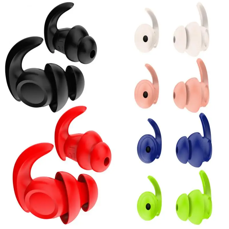 

Soft Silicone Ear Plugs Ear Protection Earplugs Anti Noise Snoring Sleeping Plugs For Travel Noise Reduction Earplugs