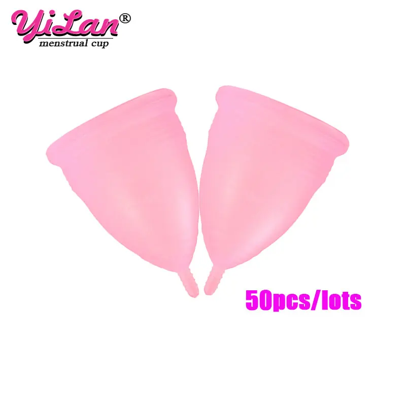 50 шт./лот женская гигиеническая менструальная чаша медицинский силиконовый Copo