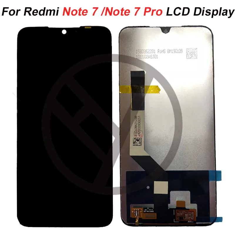 100% тест новый для Xiaomi Redmi Note 7 lcd Pro дисплей сенсорный экран с рамкой дигитайзер