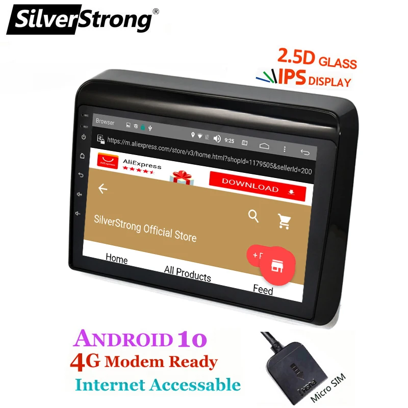 SilverStrong IPS Android10.0 автомобильный аудио для Suzuki Ertiga Android Maruti 2018 + Carplay GPS DSP