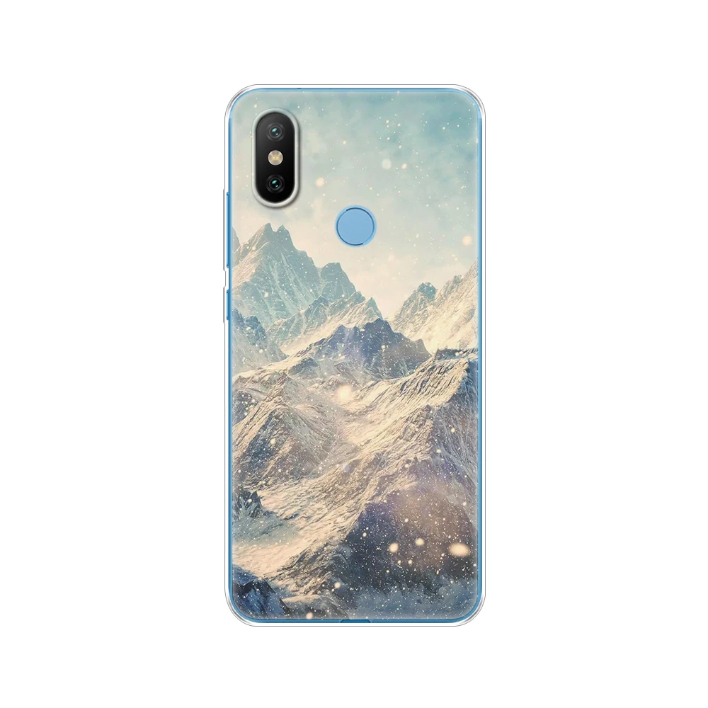Силиконовый чехол для телефона Xiaomi Mix 2 S Mi TPU задняя крышка полная защита