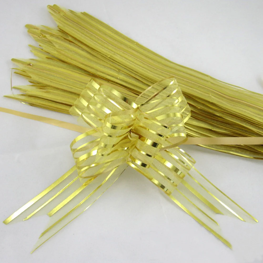 10 шт. Свадебный бант Потяните цветок подарок вечерние принадлежности для дня