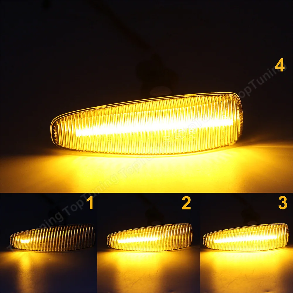 

1Pair LED Turn Signal Lamp Light Car Dynamic Side Marker Blinker For Mistubishi Lancer Evolution X Outlander Sport Mirage