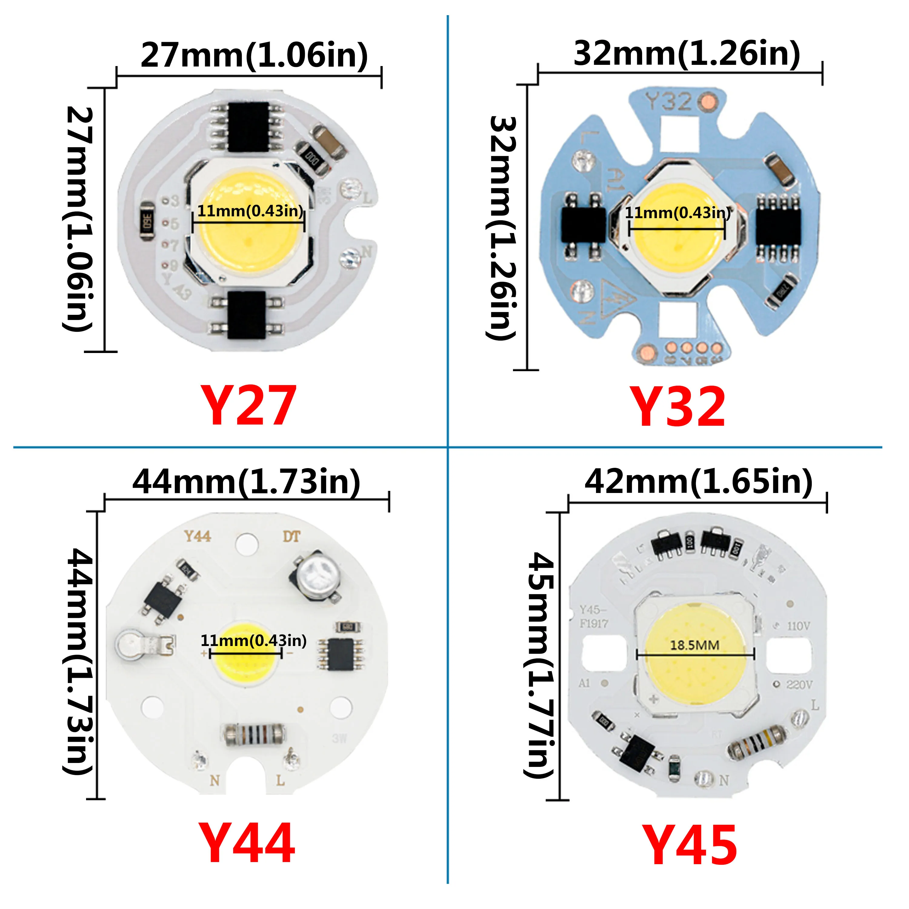 Светодиодный COB 3W 5 Вт 7 Вт 9 Вт 15 Вт чип SMD светильник RGB светодиодный ac220в нет необходимости светодиодный драйвер умная лампочка с ИС лампа для Светодиодный точечный светильник