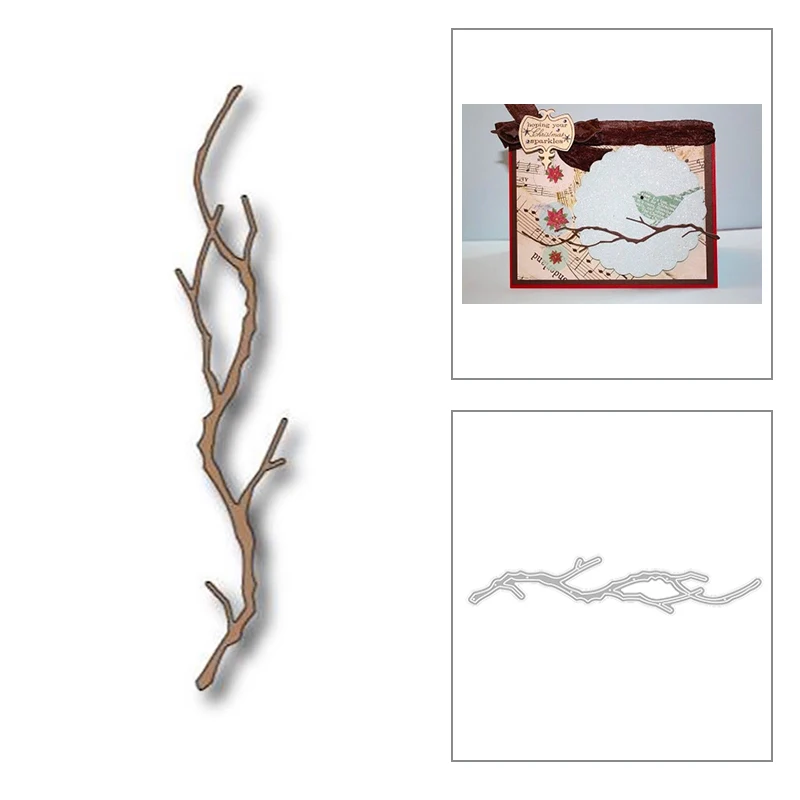 

Металлические трафареты для вырезания веток деревьев, 2020, для самостоятельного изготовления бумаги, скрапбукинга, без штампов, новинка дек...