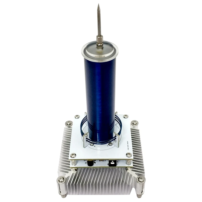 Музыкальная катушка Tesla с акриловой основой Arc Plasma громкоговоритель Беспроводная