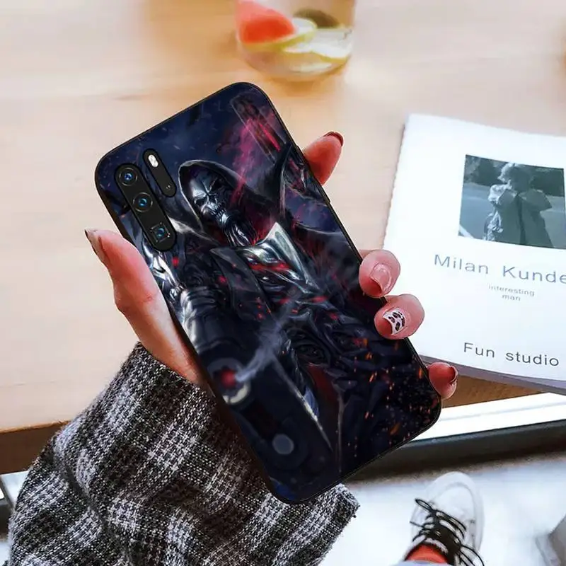 

Grim Reaper Skeleton Horror Phone Case For Huawei honor Mate P 9 10 20 30 40 Pro 10i 7 8 a x Lite nova 5t