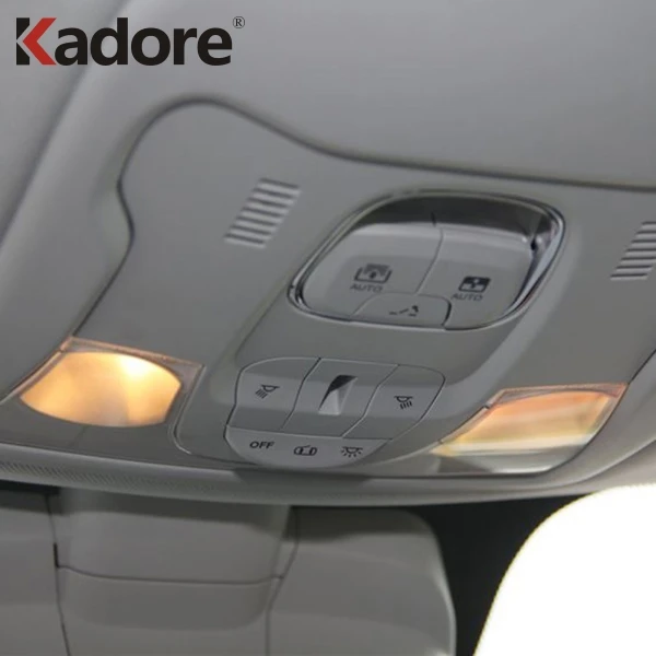 

Матовые автомобильные лампы для чтения для Jeep Renegade 2014, 2015, 2016, 2017, 2018, 2018, 2019, АБС, светильники с блестками, наклейки, аксессуары