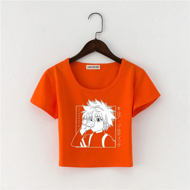 

Hunter X Hunter Hisoka Morow HxH Women T Shirt Cartoon Tshirt Harajuku 90s Female Short Sleeve T-shirt Summer Clothes