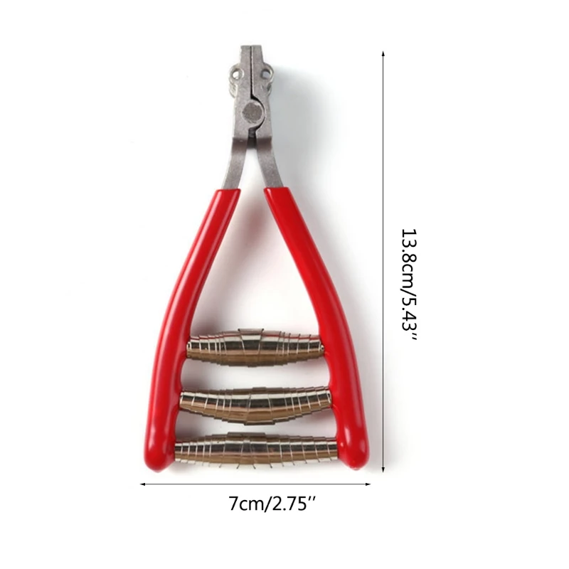 

Metal Spring Starting Stringing Clamp for Tennis Badminton Racquet Starter Tool Wide Head 3 Spring T4MF