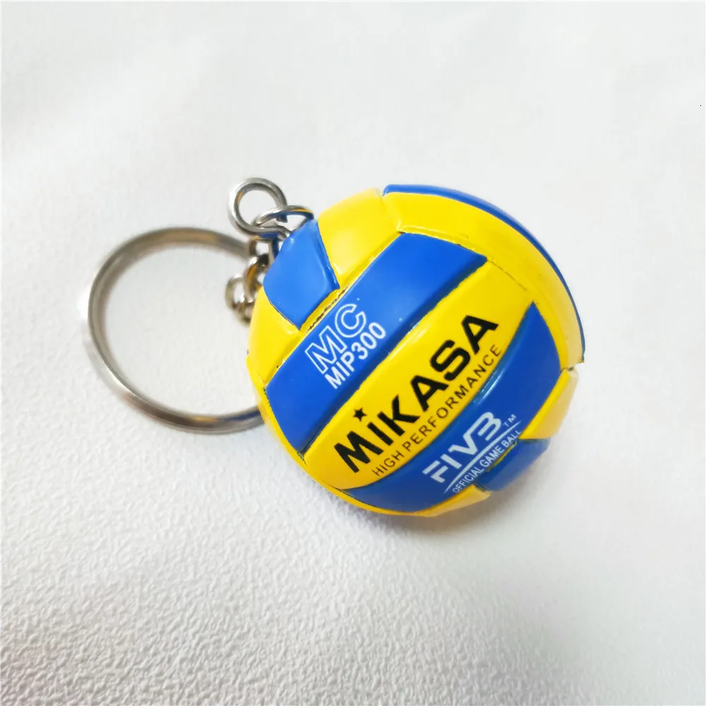 V200w Volleyball Keychain Sport Key Chain Car Bag Ball Volleyball Key Ring Holder Volleyball Gifts For Players Keyring Keychains - Цвет: 6