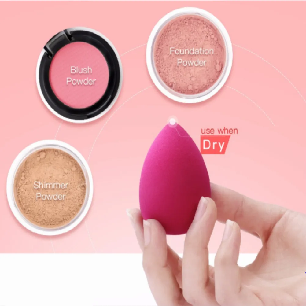 Licuadora de Belleza не латексный зеленый косметический блендер для макияжа сосет