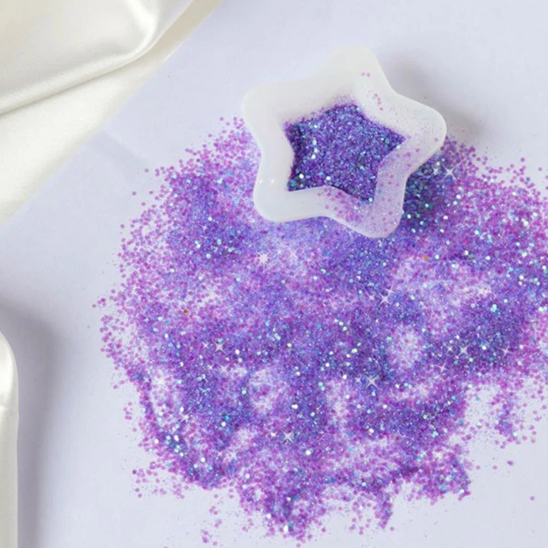 

12 Colors Holographic Chunky Glitter Sequins for Face Body Eye Hair Nail Decoration DIY Crafts Flakes