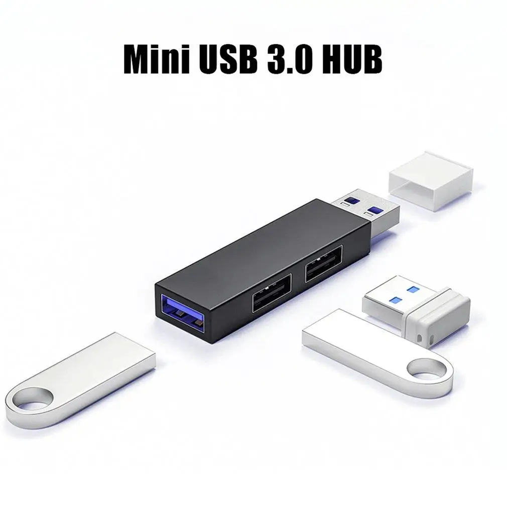 

USB 3.0 HUB Adapter Extender Mini Splitter 3 Ports For PC Laptop Mobile Ph1 High Tempo U Disk Card Reader Hard Disk