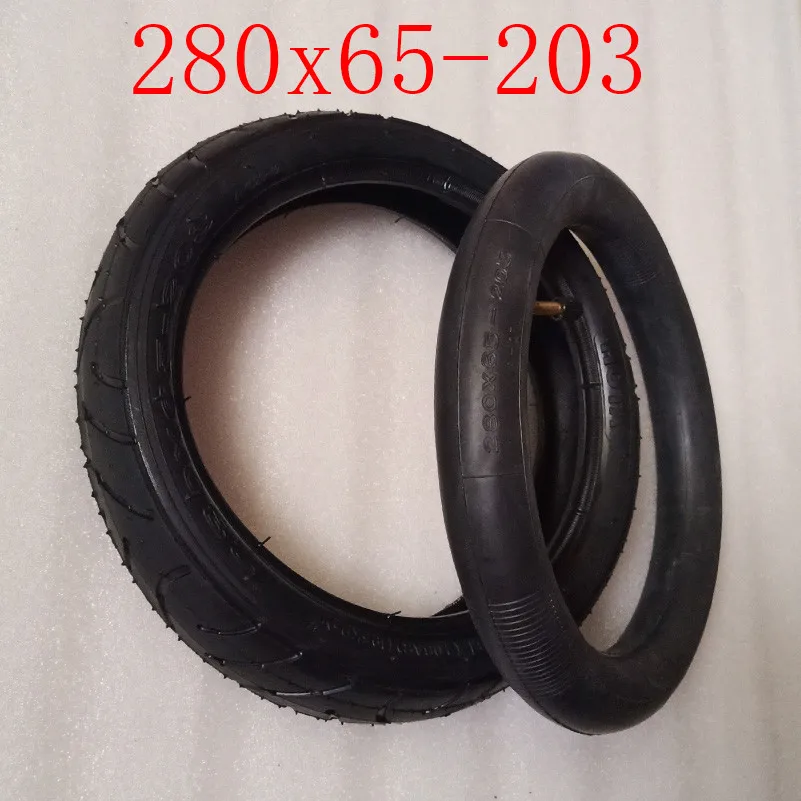 inner and outer tyre Молниеносная 280x65-203 шины внутренняя труба детская трехколесная тележка, пневматические шины 280*65-203 - Цвет: inner and outer tyre