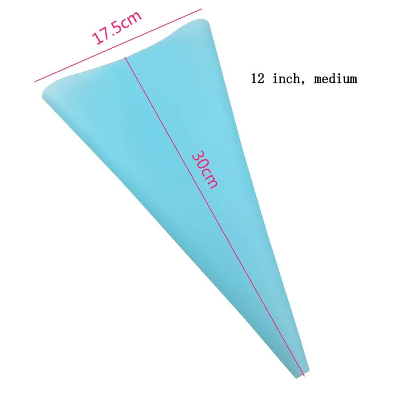 Силиконовые 4 шт./упак. здоровый кондитерский мешок Размеры цвета: голубой