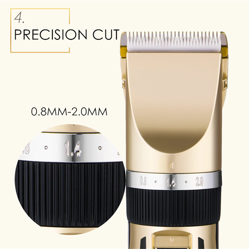 Профессиональная электрическая машинка для стрижки волос BaoRun беспроводной