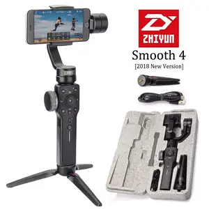 Ручной Стабилизатор Zhiyun Smooth 4, для iPhone Xs Max, X, 8, 7, Samsung S9,S8, экшн-камеры